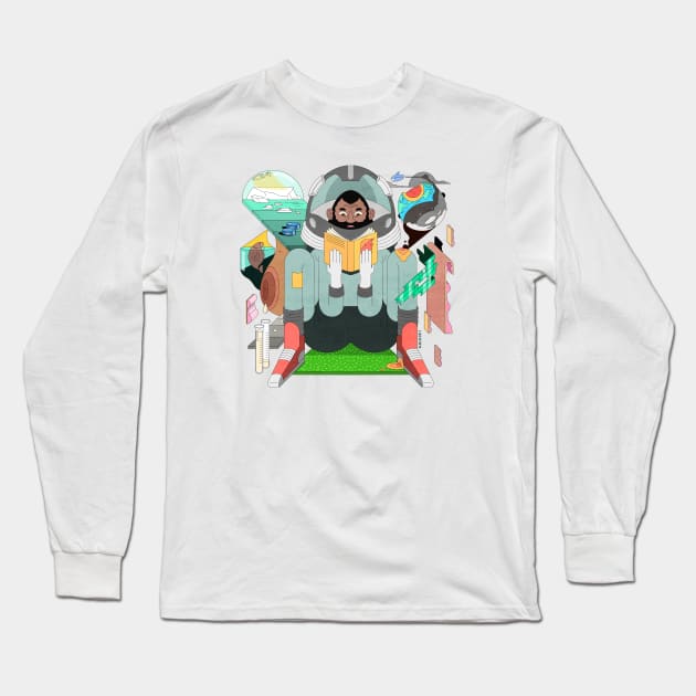 Our Planet Long Sleeve T-Shirt by goldsuit